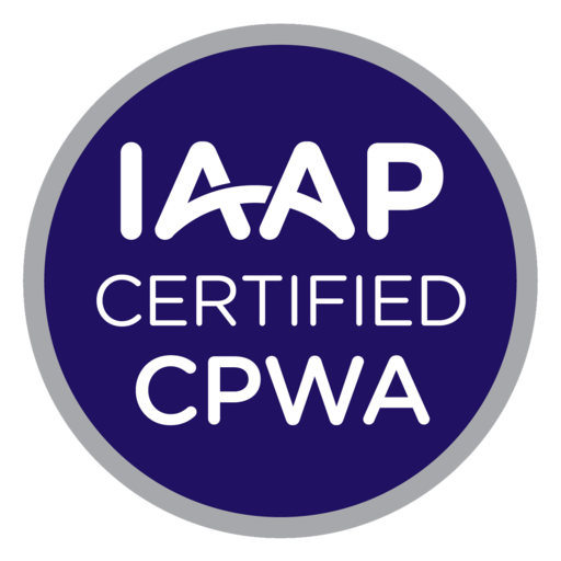 IAAP Certified CPWA